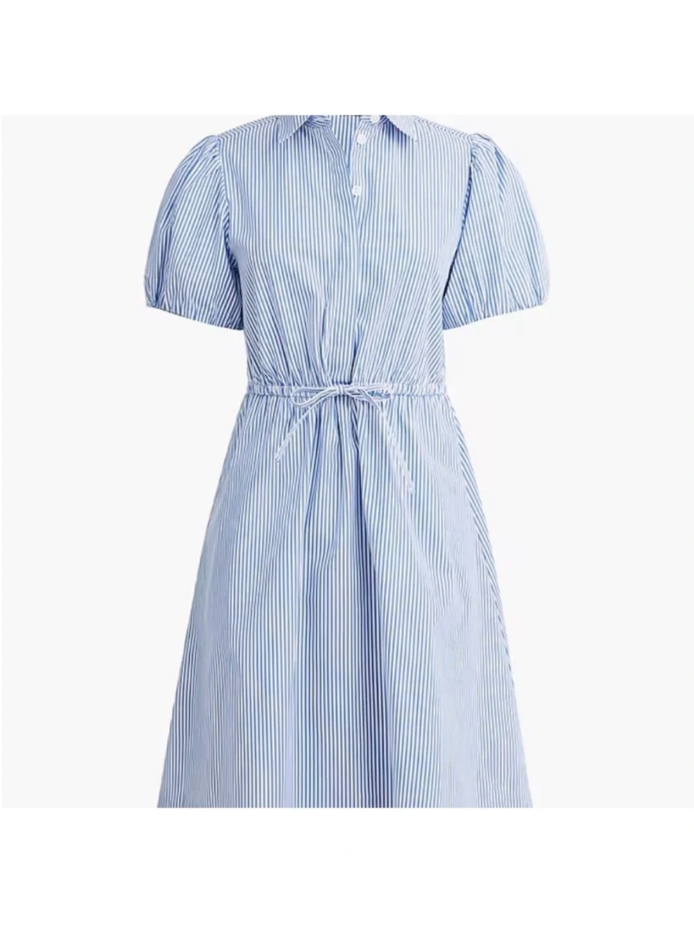 J.Crew Puff Sleeve Button Down Dress Size 4